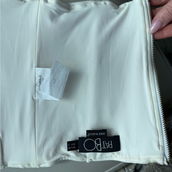 PatBO Dune Knit Strapless Top Size 4 - Picture 3 of 6